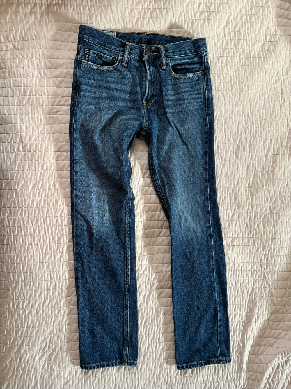 Abercrombie & Fitch Kid’s Straight Dark Blue Jeans